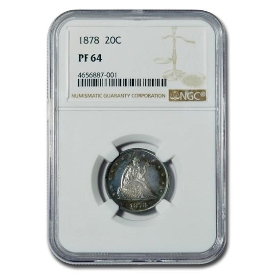 1878 Twenty Cent Piece PF-64 NGC 1878 Twenty Cent Piece PF-64 NGC
